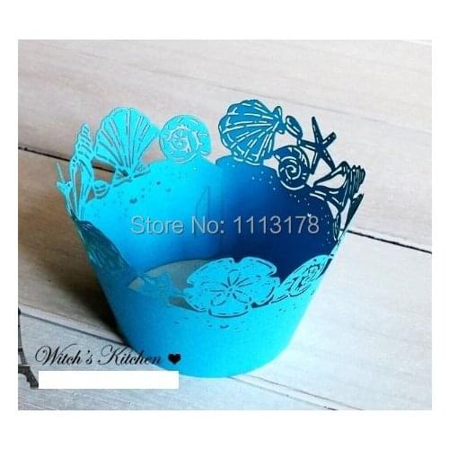 Cheap 100pcs cupcake wrapper Laser-Cut Cup cake Wrappers holders Birthday Party holders wedding decorations free shipping BB087