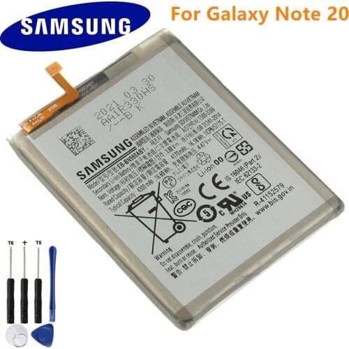 Original Battery EB-BN980ABY For Samsung Galaxy Note 20 N980F SM-N980F/DS N980 Battery EB-BN980ABY