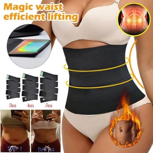 Waist Trainer Slimming Strap Shaperwear Weight Loss Belt Women Tummy Shaper Band Control Resistance Strap Tight Warp