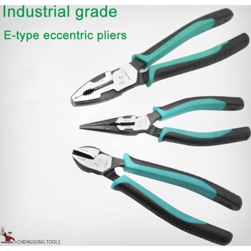 Industrial grade eccentric pliers Hardware wire cutters labor-saving Vise diagonal pliers