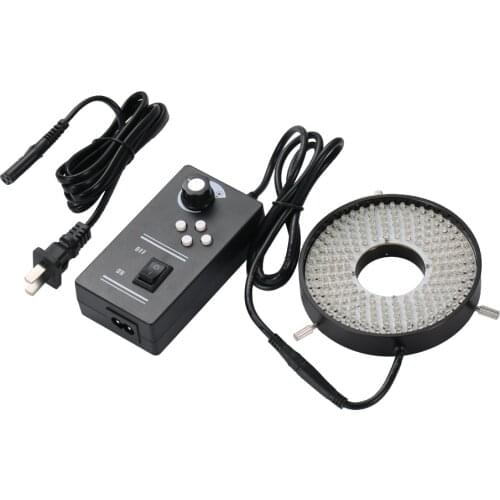Industrial Visual Light Source 208 LED Ring Light illuminator Lamp Four-wheel Drive Independent Brightness Adjustment