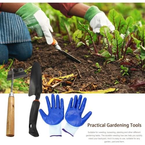 Handheld Hollow Hoe Garden Lawn Weeder Rake Shovel Farming Grass Root Remover Puller Gardening Planting Weeding Hand Tools