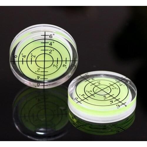 Spirit Level Bubble 32mm X 7mm Mini Round Bullseye Leveller Boat Caravan Tile