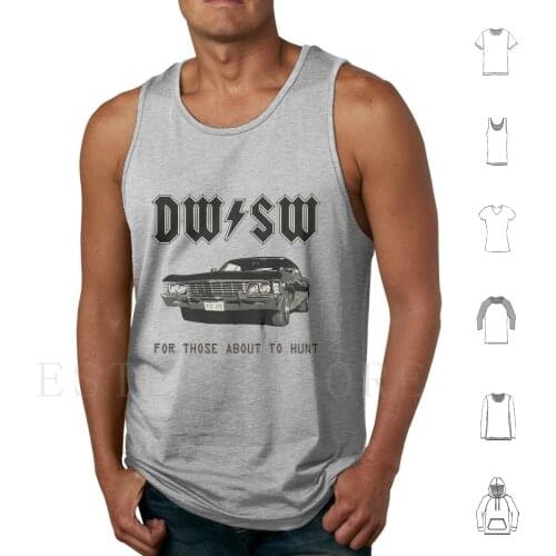 Supernatural Dw / Sw Tank Tops Vest Sleeveless Bobby Singer Supernatural Dean Winchester Sam Winchester Winchester