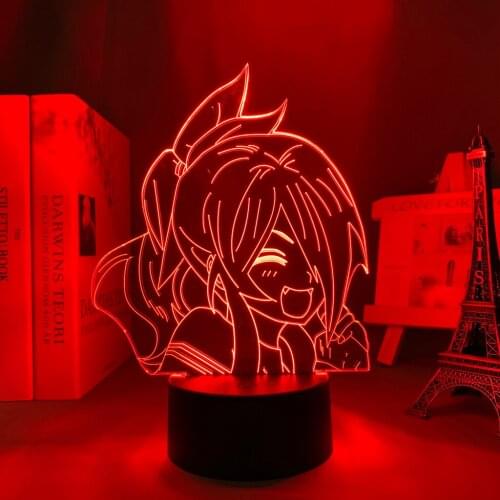 Anime Food Wars Led Light for Bedroom Decor Night Light Kids Children Birthday Gift Manga Shokugeki No Soma 3d Lamp Bedside
