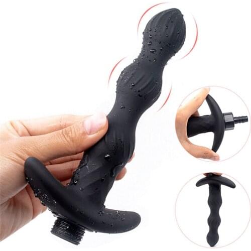 Wetips Silicone Bidet Douche Massage Anal Enema Shower Douchette WC Portatil Douche Portable Vibrate Anal Enema Cleansing