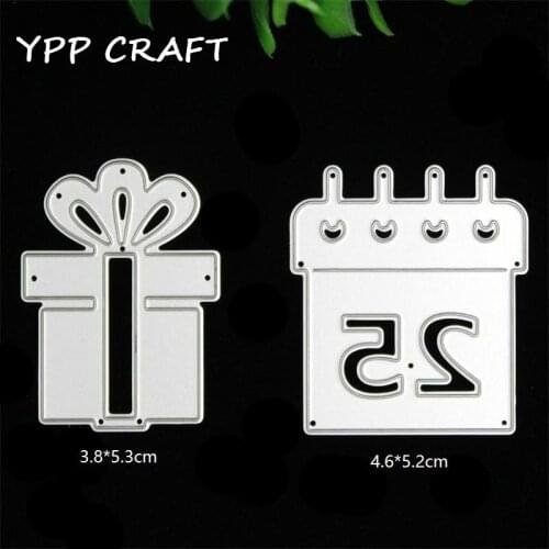YPP CRAFT Christmas Present Metal Cutting Dies Stencils for DIY Scrapbooking/photo album Decorative Embossing DIY Paper Cards