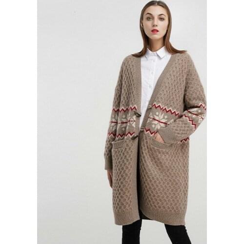 Womens Sweater Coat Womens Spring and Autumn Fashion Sweater Net Red Womens Coat Cardigan