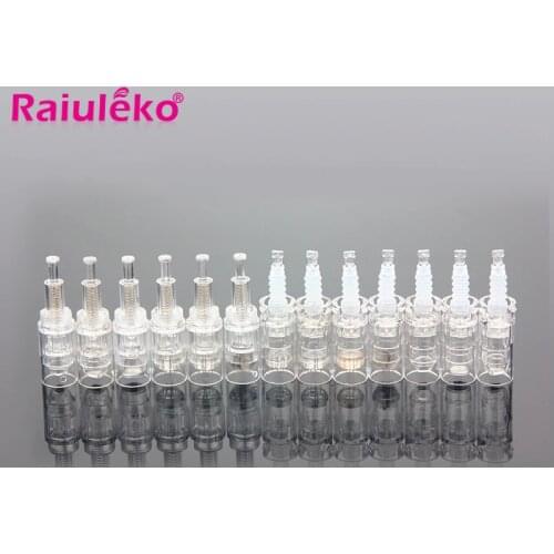 10/20/50pcs Tattoo Pen Nano MYM Needles Tip Microneedling 9 Pin/12 Pin/36 Pin/3D/5D Bayonet Screw Port Cartridge Tattoo Needles