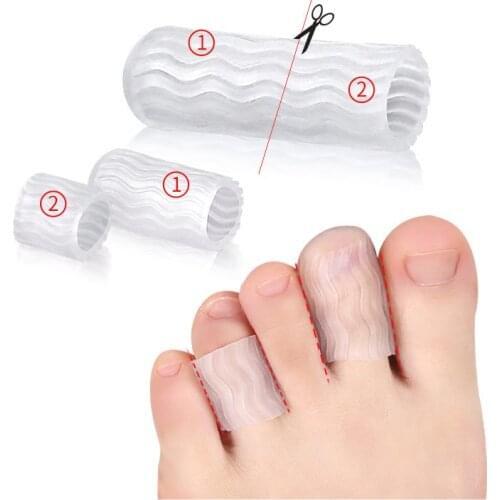 2pcs=1pair Toe Separator Pedicure SEBS Hallux Valgus Bunion Corrector Finger Toe Anti-wear Toe Corrector Foot Care Not For Sport