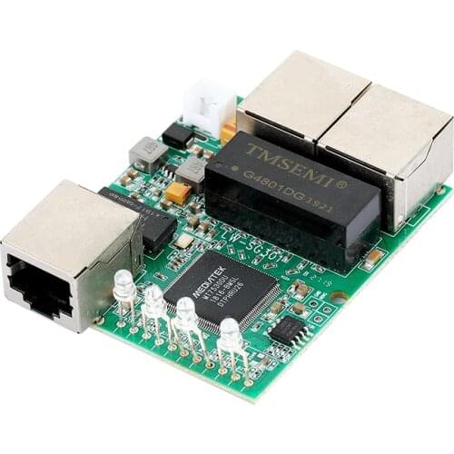 5-12V Mini Embedded 3port 1000M Ethernet Hub Module