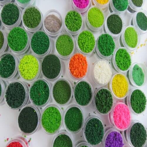 8pcs/lot Architecture Model Tree Flock Grass Mat Flcok And Model Tree Powder In Ho Train Layout