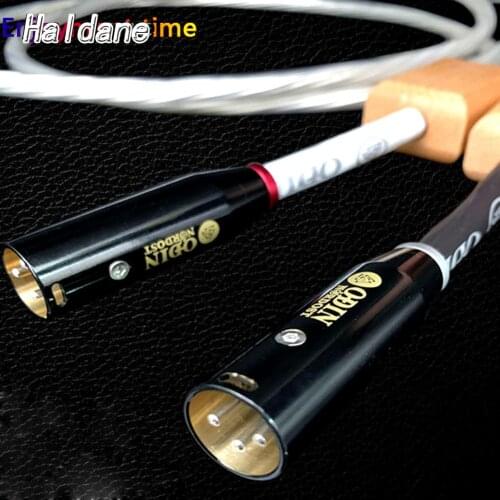 Haldane HiFi Single Crystal Silver Nordost Odin XLR Balanced Reference Interconnect Cable 3pin XLR Male to Female Audio Cable