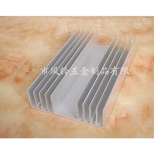 High-power power tube aluminum radiator 100*33*200mm triode electronic radiator profiles can be customized Transistor heatsink