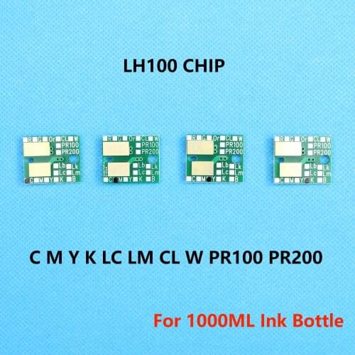 For Mimaki LH-100 LF100 UV Ink Bottle Chip for Mimaki JFX-1631 UJV-160 UJF-3042 PR200 Ink Chip 1000ml