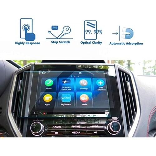 For Subaru 2019 Forester 8-Inch Starlink Car Navigation Screen Protector High Clarity Tempered Glass Touch Screen