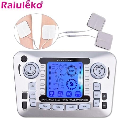 Electric Body Massager Slimming Tens Acupuncture Therapy Massage Electronic Pulse Neck Back Foot Pain Relief Patches Slim
