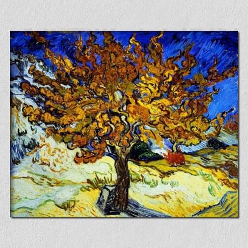 MULBERRY TREE, C. of Vincent Van Gogh art oil paintings Canvas reproduction hand-painted