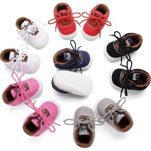 Classic Canvas Baby Shoes First Walker Newborn Toddler Shoes Baby Boys Girls Shoes Cotton Leisure Shoes Baby Girl Sneaker