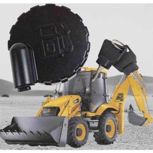 Fuel Tank Cap Suitable for JCB Excavator Backhoe Loader Old Model Cover Spare Parts Accessories