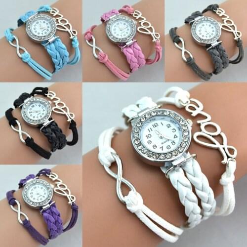 Hot Sell Fashion Women Bracelet Watch Love Women Wristwatch infinity love Brand Quartz Watch Feminino Gift
