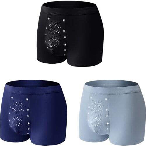 Man Underwear Boxer High Quality Mens Panties Boxers Hombre Modal Men Underpants Mesh Massage Mens Boxershorts Brand 3PCS