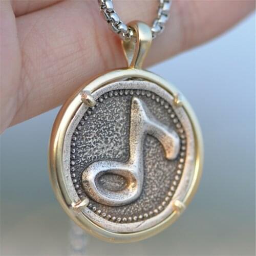 Music Note Necklace 8th Note Charm Everyday Wear Vocalist Lover Vocalist Jewelry Gift For Singer Musician