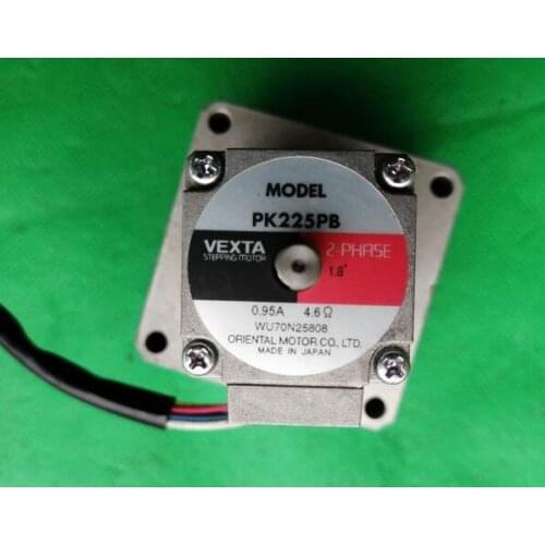 PK225PB stepper motor , used in good condition . 80% appearance new , good working , free shipping