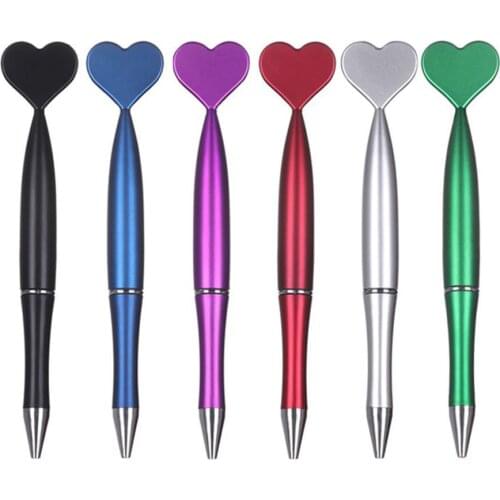 1Pc Creative Pens Lovely Mermaid Tail Ball Pens Cute For Writing Stationery Heart School Pens1.0mm Ballpoint Office Novelty J7M0