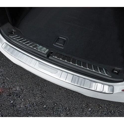 For BMW X3 G01 2018 2019 Stainless Steel Rear Bumper Protector Guard Plate Cover Trim 1pcs Car Styling Accessories