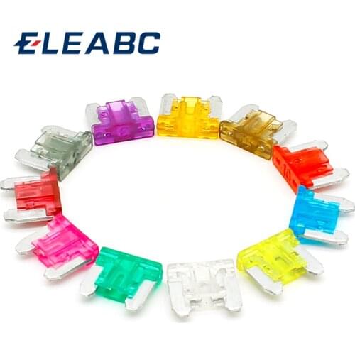 110pc/bag low profile Mini Auto fuse Kit Boat Blade Fuse Kit Car fuse kit 2A 3A 5A 7.5A 10A 15A 20A 25A 30A 35A 40A each of 10pc