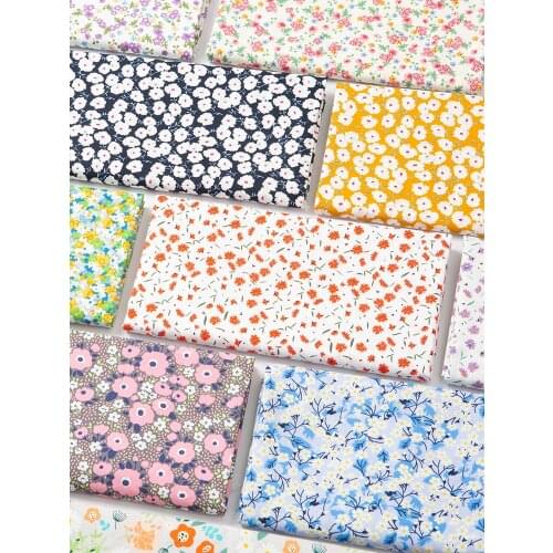 145x50cm Spring Summer Cotton Super Dense Poplin Sewing Fabric Making Womens Wear Dress Children Clothing Home Clothes Cloth