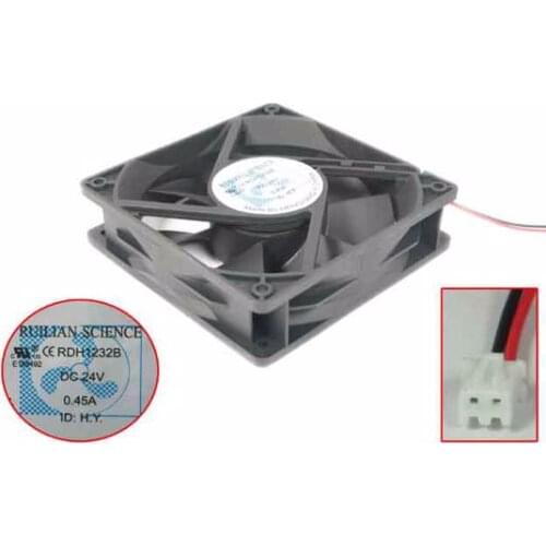 RUILIAN RDH1232B DC 24V 0.45A 120x120x32mm 2-wire Cooling Square Fan