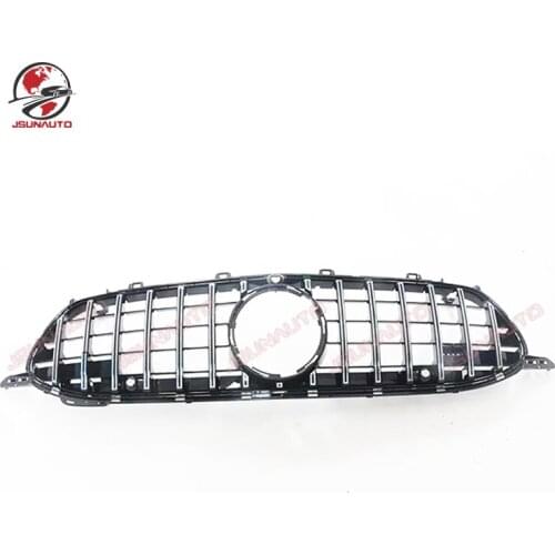 2020 C290 GT50 GT R Style Glossy Black Front Mid Grille For Benz GT43 GT50 GT53 GT63S Four Door Front Grill