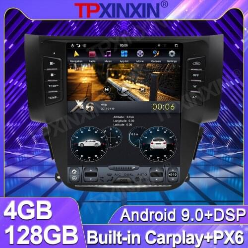 4+128G For Nissan Sylphy 2012-2017 Android 9.0 Tesla 10 inch Vertical Screen Car Stereo radio multimedia player GPS navi