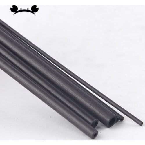 8pcs Carbon Fiber Hollow Tube 2mm/3mm/4mm/5mm/6MM (200mm or 400mm length) for Quadcopter Multicoptor Fibra de carbono