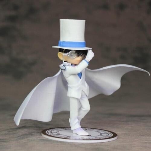 Anime Detective Conan PVC action figure white coat Conan collectible model toys brinquedos gift