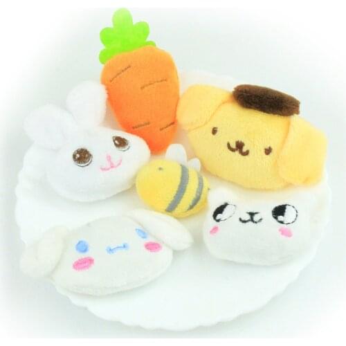 10PCS/Lot Popular cute Rabbit cat bee doll Applique Crafts for Clothing and bag accessories