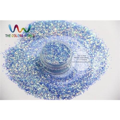 TCR337-H1 Mix American Fantasy Iridescent Blue color glitter dust for nail Art or other DIY decoration