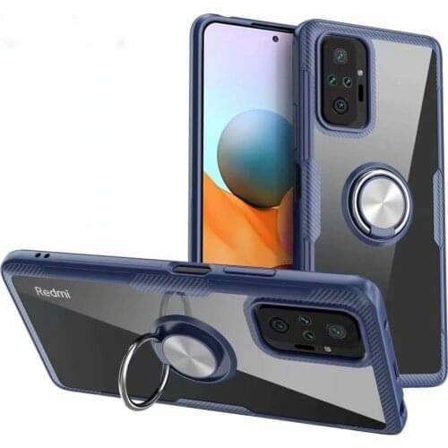 For Xiaomi Redmi K40 Pro Case Hard With Stand Magnet Transparent Armor Protective Cover case for xiaomi POCO F3 K40PRO Shell