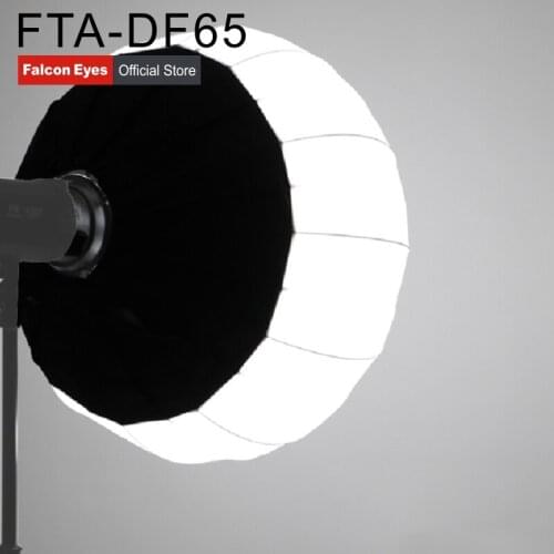 Falcon Eyes Diffuser 65cm Foldable Lantern Style SoftBox Outdoor Portable With Bowens Mount For Led Studio Strobe Flash Light