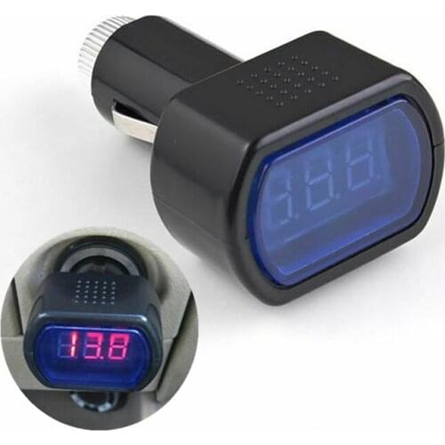 Hot Sale DC 12V-24V LED Display Cigarette Lighter Electric Voltage Meter tester For Auto car battery Voltmeter indic