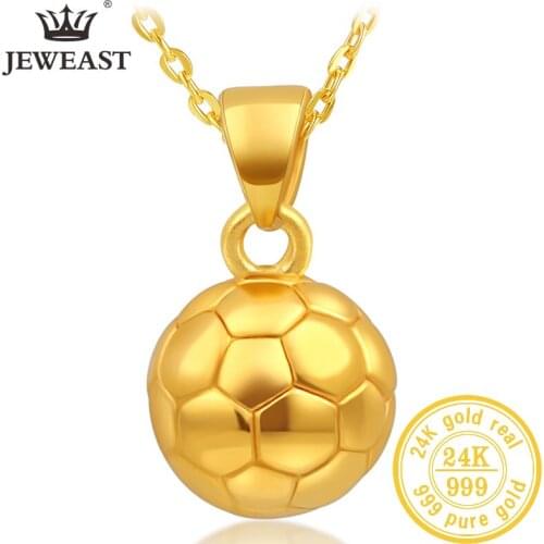 JLZB 24K Pure Gold Pendant Real AU 999 Solid Gold Charm Beautiful Trendy Classic Party Fine Jewelry Hot Sell New 2020