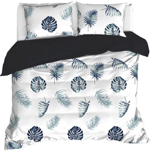 Skin-friendly 3D printed bedding set fabric fill color king size 2021 new season High quality Double Duvet Cover Sizes