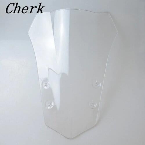 Motorcycle Clear Wind Deflectors screen Windshield Windscreen Double Bubble For Yamaha FJ09 MT-09 Tracer 2015-2016