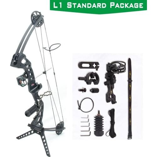 Compound pulley bow and arrow set 35-70 pounds adjustable bow and arrow hunting outdoor sports hunting shooting
