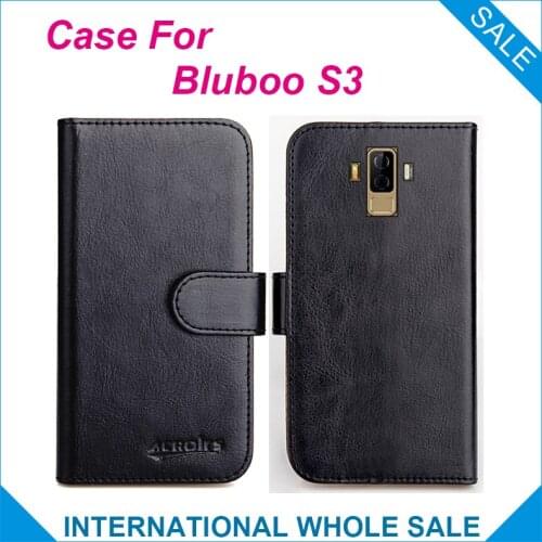 Original! Bluboo S3 Case ,6 Colors High Quality Leather Exclusive Case For Bluboo S3 Cover Phone Bag Tracking