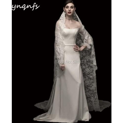 YNQNFS W110 Off Shoulder Boat Long Sleeve Bridesmaid Dresses Simple Boho Wedding Party Dress Bridal Gown vestido de noiva