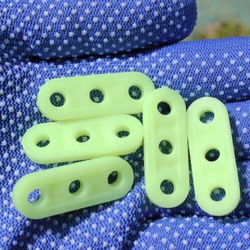 Drawstring luminous tent wind rope buckle plastic rope buckle rope adjustment buckle buckle canopy rope stopper 10 pieces