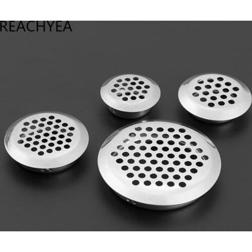 Stainless Steel Round Convexity Shape Mesh Cut Dia.19mm/25mm/30mm/35mm/53mm Wardrobe shoe Cabinet Ventilating Mesh Hole Air Vent